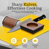 FUTTEQ Rolling Knife Sharpener Kit - Kitchen Knife Sharpener with