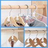 Yoosso Pack of 50 Clothes Hangers Space Saving Clothes Hangers