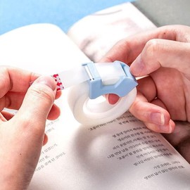 2 Pcs Multifunctional Invisable Tape Set with Refillable Tape Dispenser Writable Tape Office School Stationery Supplies Tape Dispenser Refill Rolls Holder Core Desktop Cute Tape Dispensers