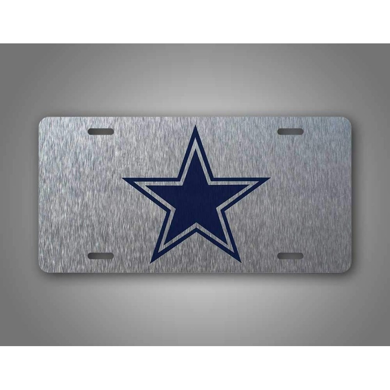 Lonestar Texas Star License Plate Dallas Texas TX Cowboy Auto