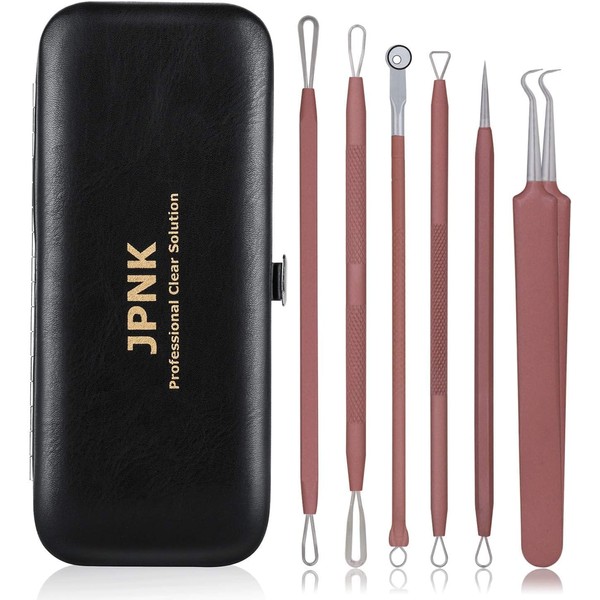 JPNK Blackhead Remover Tool Comedones Extractor Acne Removal Kit for