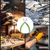 Telituny Carbon Steel Jewellery Pliers, Nylon Jaw Pliers, Flat Pliers,