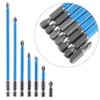 CENPEK 7Pcs Anti-Slip Drill Bit, Bits Set Hand Tools Screwdriver