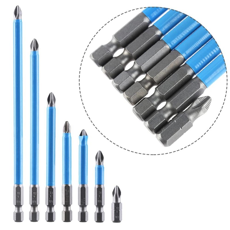 CENPEK 7Pcs Anti-Slip Drill Bit, Bits Set Hand Tools Screwdriver
