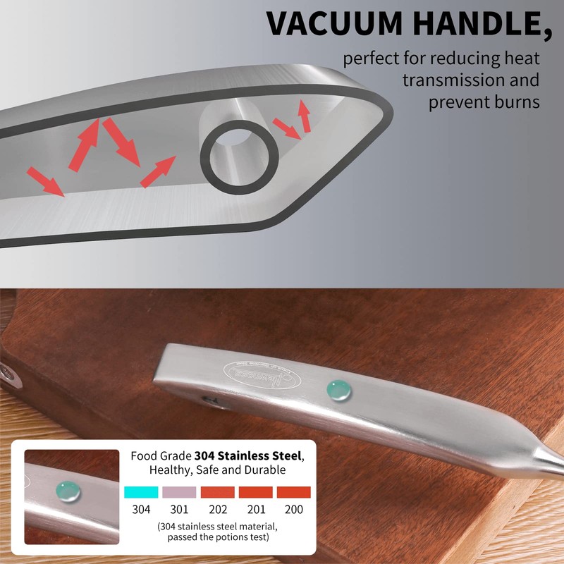 Spaghetti Server, [Rustproof, Integral Forming, Durable] Newness 304 Stainless Steel