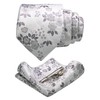 JEMYGINS Mens Floral Ties and Pocket Square Sets with Tie