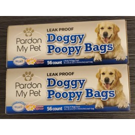 Pardon My Pet (2) Pardon My Pet Doggy Poopy Bags 56 Count Scented Hawaiian Retreat 112 Total