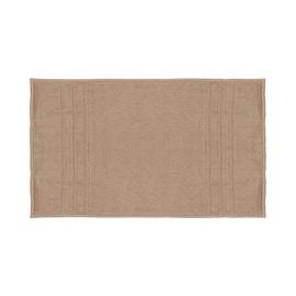 Mosobam Luxury Turkish Bath Mat 20X34 Light Taupe 1000 GSM Bamboo Viscose & Aegean Turkish Combed Cotton