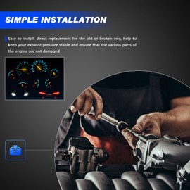 7.3 EBP Exhaust Back Pressure Tube Sensor Wire Harness, for 98 99 00 01 02 03 Ford F59 F250 E350 E450 E550 7.3L V8 Diesel Super Duty EBP EGR Tube Sensor Connector Wiring Harness