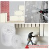 600 Pcs 45 mm White Plastic Washer, Foam Board Fasteners