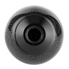 Car Shift Knob with Adapters Universal Black Carbon Fiber Gear