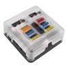 Unbranded 6 Way Car Boot Power Distribution 12-24V Blade Fuse