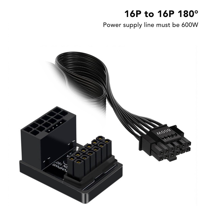 ATX 4 8P Up Angled Adapter 32P To 16P 600W