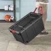 Unbranded Wheeled Extra Large Storage Bin Set of 2 Heavy
