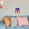 Puerto Rico Fringy Hanging Flag Double Sided Small Mini Puerto