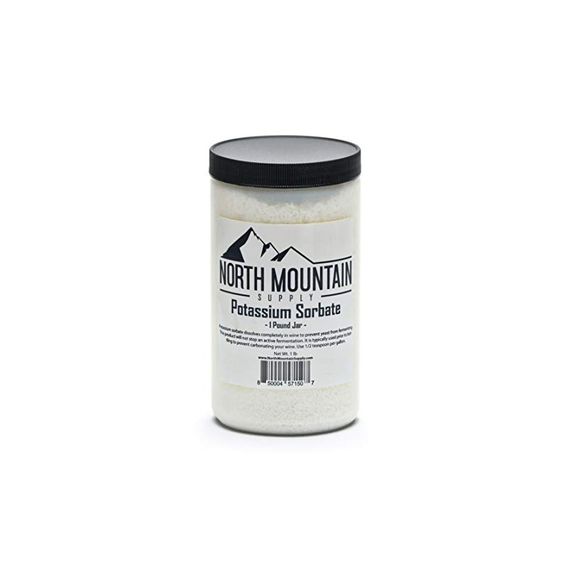 North Mountain Supply Food Grade Potassium Sorbate Stabilizer for Wine,