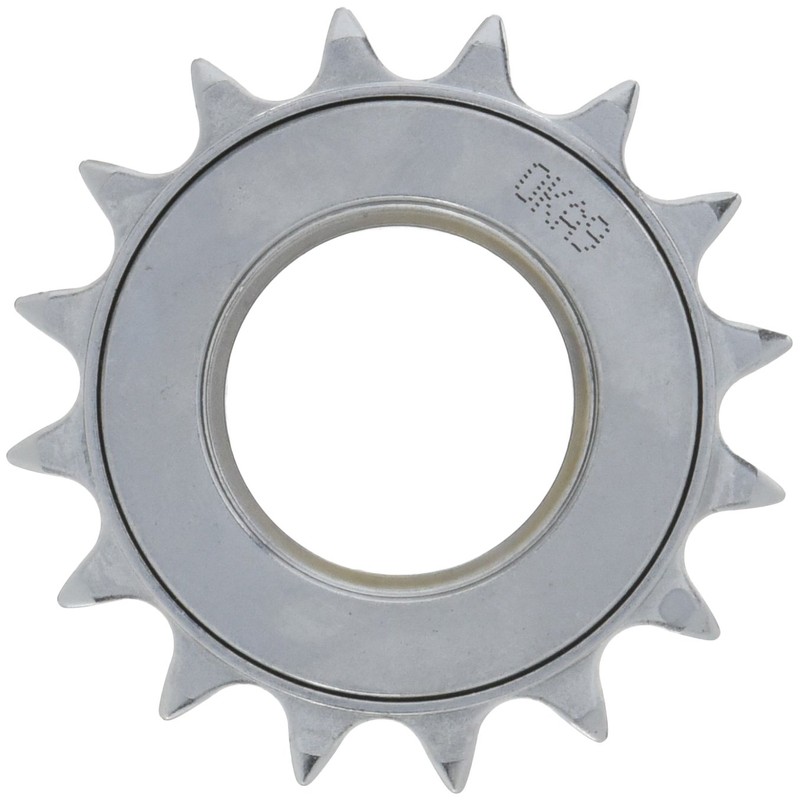SunRace 16 Teeth Free Wheel for Chain - Chrome, 1/2