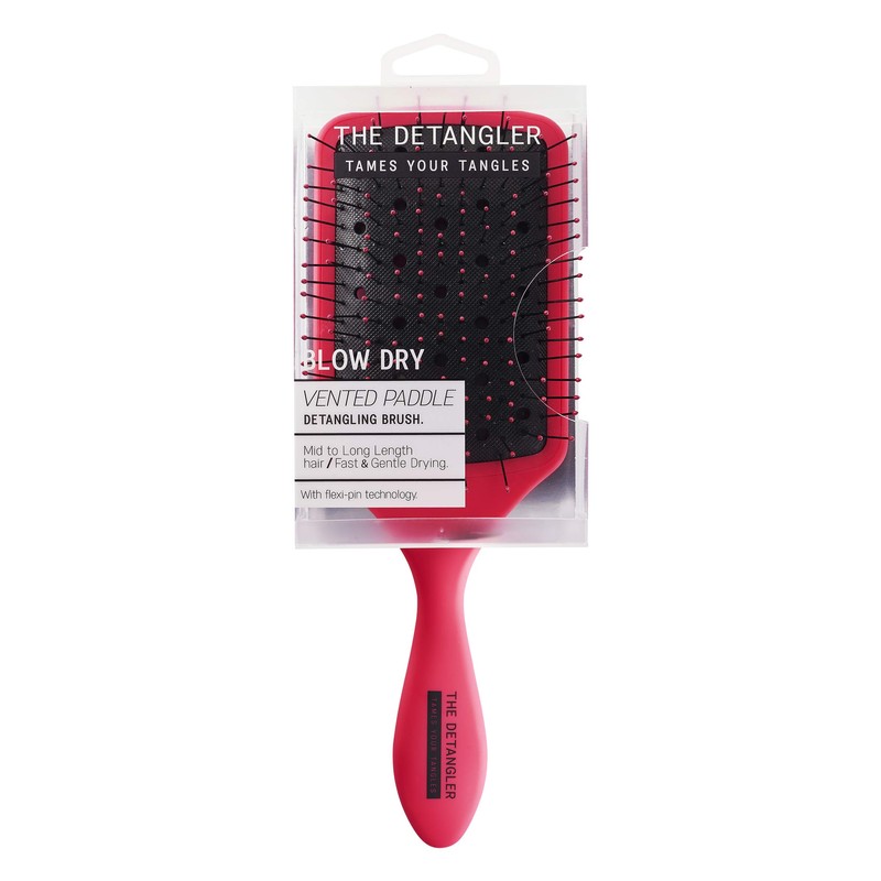 The Detangler Blow Dry Hair Brush Vented Melon