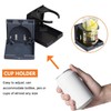 WedFeir 2PCS Adjustable Folding Drink Holder with Screws and Tapes,