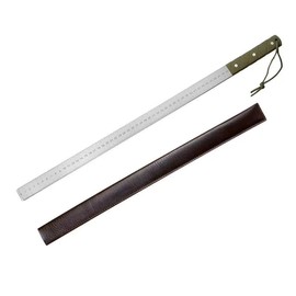 Heavy Duty Ruler(Unit of Measurement: Inch & Cm), 20" 50cm Stainless Steel Meter Stick, Self Defense Ruler Hand Centimeter Inch Dual Scale Measuring Tool with Holster for Easy Measurements(Heavy Duty