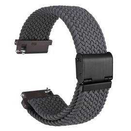 WOCCI Woven Nylon Watch Strap with Adjustable Clasp, Braided Sports Watch Straps for Men and Women, Strap Width 18 mm, 19 mm, 20 mm, 21 mm, 22 mm, Nylon