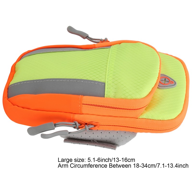 Nylon Mobile Phone Arm Bag Multipocket Men and Women for