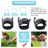 LUCKYPAW Dog Muzzle, Soft Muzzles for Small Medium Large Dogs,
