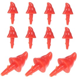 Operitacx 200pcs DIY Snowman Craft Kit Xmas Snowman Nose Decorations for Christmas Figurines Santa Claus