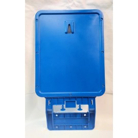 Busch Systems Lot of 8 - Busch Waste Watcher XL Clip-On Sign Frame - Royal Blue