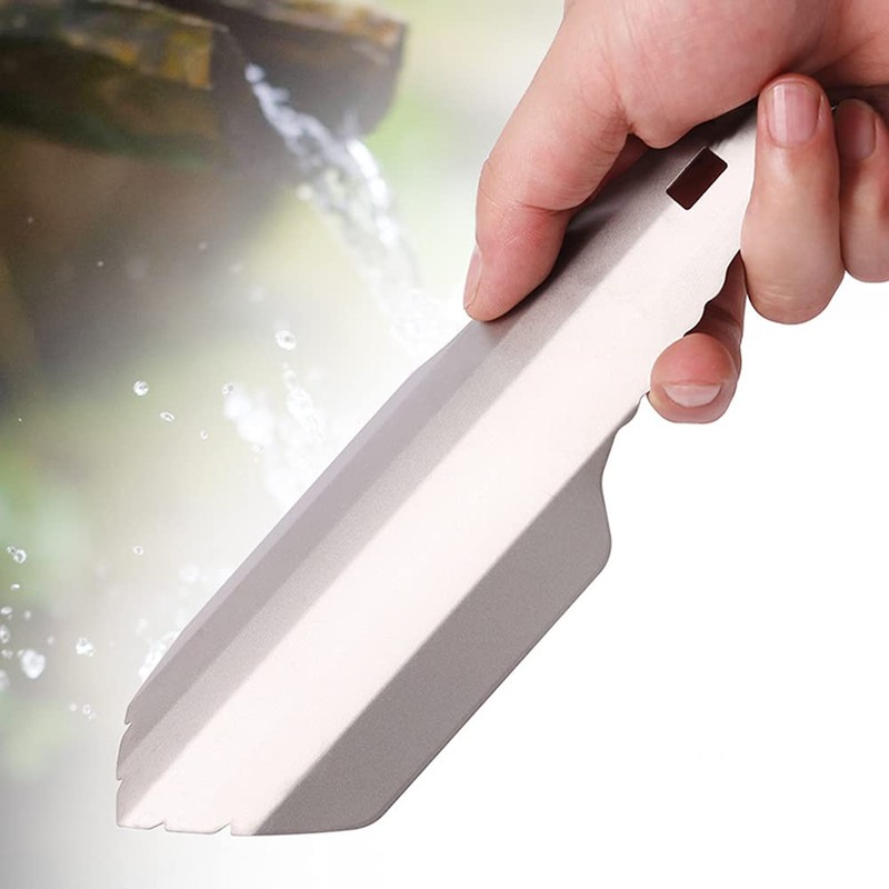 Lixada Mini Garden Shovel Titanium 20.5cm Heavy Duty Portable Digging