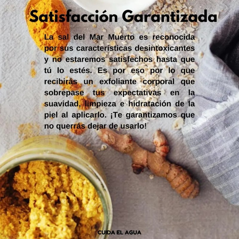 Exfoliante Corporal De Cúrcuma, Extracto De Jengibre 250g Cúrcuma Y