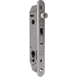 Fortylock Tubular Frame Lock with Hook Latch, PZ 92, Diameter 20 mm, Round End Stainless Steel