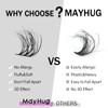 Mayhug Eyelash Extensions 3D Effect Individual Eyelashes 144 Pieces D