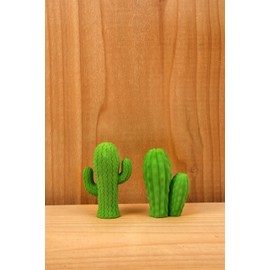 Kikkerland Cactus Erasers, Set of 2 (ER56)