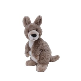 Wild Republic Ecokins Mini Kangaroo Soft Toy 20cm Gift for Kids Plush Toy Made from Spun Recycled Water Bottles Eco Friendly Decoration for Kids Room