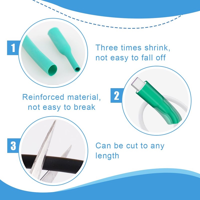 EIHI 6 pieces cable protection charging cable protector - fix