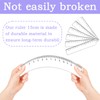 Pack of 6 Rulers 15 cm, Ruler Primary School, Ruler