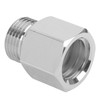 CO2 Tank Cylinder Adapter Converter Silver Female Thread TR21-4 to