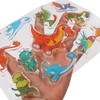 Dinosaur Gel Sticker Set, 3D Stickers for Children, Dinosaur, 12