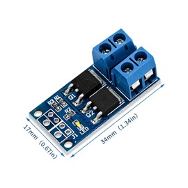 Podazz 10 Pieces High Performance 15A 400W MOSFET Trigger Switch Drive Module DC 5V-36V PWM Setting Electronic Switch Control Board