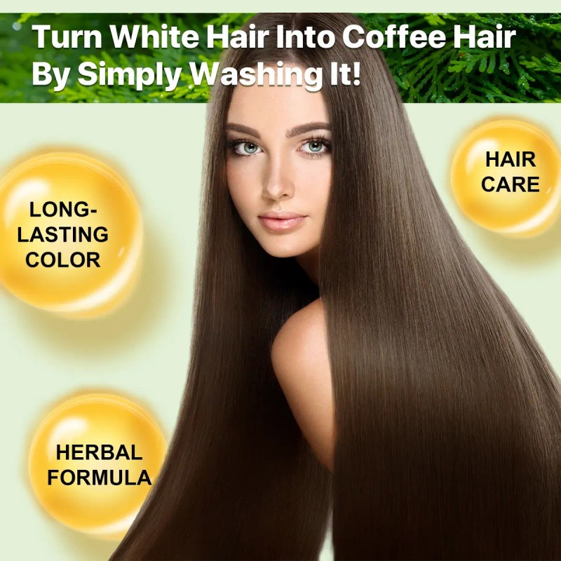 Shampoo Tinte Yecuce 500ml Cubre Canas Nutre Castaño