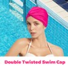 Women's Swimming Cap, Retro Swimming Cap, Elastic Turban Bathing Cap,