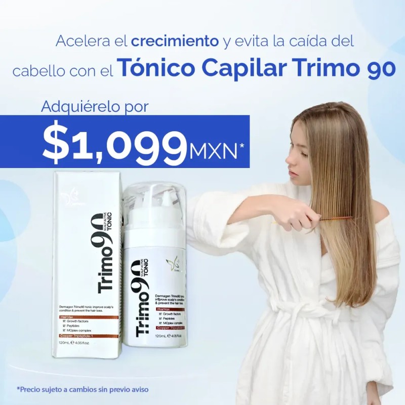 Dermagen Trimo90 Tónico 120ml Para El Cabello Anti Caída