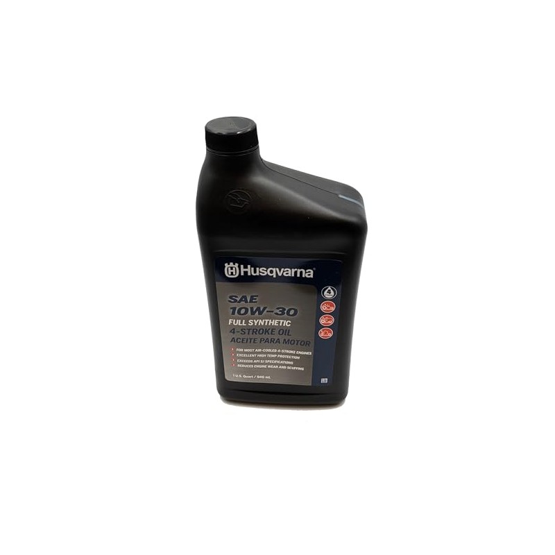 Husqvarna SAE 10W-30 Full Synthetic 4-Stroke Engine Oil Quart 593153501