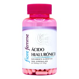 Fiore Femme Ácido Hialurónico Suplemento Alimenticio 100 U. Sabor Sin Sabor