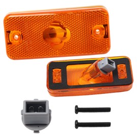 YananAC Side Marker Lights Position Lights Orange Galben Reflector Left Right Reflector 71749250 for Ivec0 Daily Citroen Relay Fiat Ducato Peugeot Boxer 2006 41200664