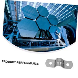 COHEALI 80pcs Stainless Steel Conduit Carrier Pipe Clamps u Shaped Saddle Clips Easy Install for Outdoor Use