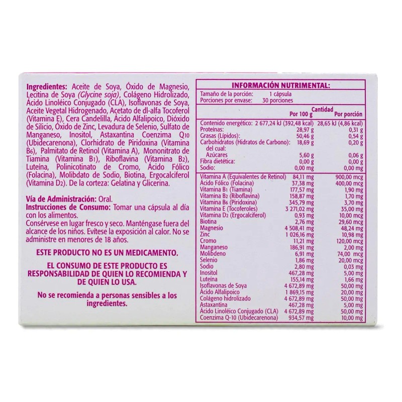 Rocavit Fem Cápsulas Vitaminas Minerales