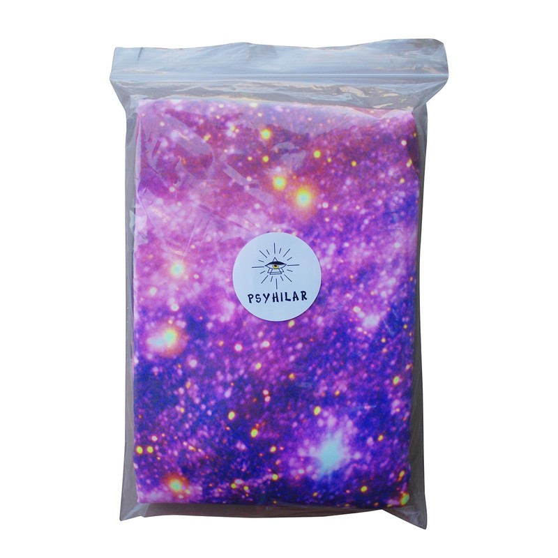 Psyhilar Blacklight Posters for Adults and Teens, Space Galaxy Backdrop