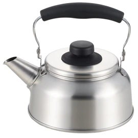 Yoshikawa YJ1814 Wide Mouth Kettle, 0.42 gal (1.6 L), Stainless Steel, IH and Gas Compatible, Seas Cooking, Tsubame Sanjo, Made in Japan